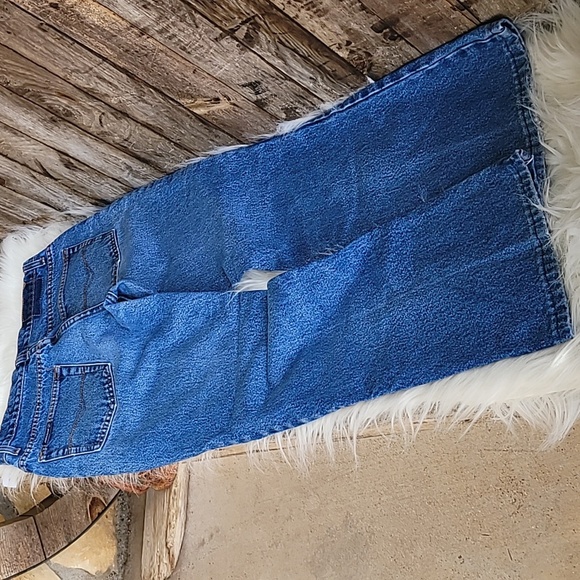 Jordache vintage 90s boot cut  high waist jeans women's size 7/8 Blue - Picture 5 of 14